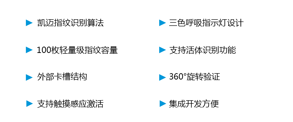 CRM160L指纹模块产品内页-功能特点.jpg